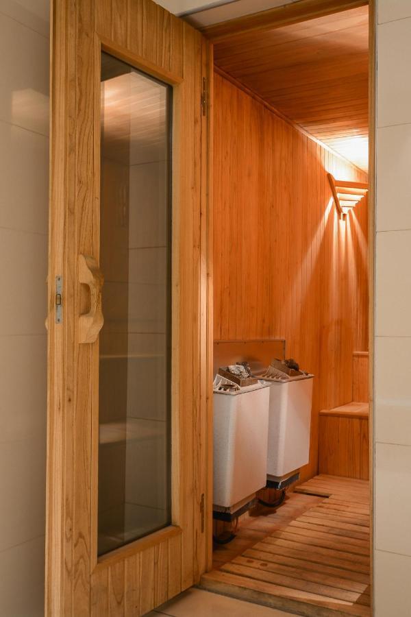 Diplomatichotel เมนโดซา ภายนอก รูปภาพ A modern Finnish sauna